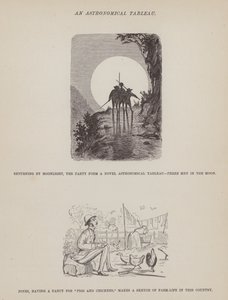 Pagina uit De Amerikaanse Tour van de heren Brown, Jones en Robinson door Richard Doyle