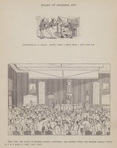 Pagina uit De Amerikaanse Tour van de heren Brown, Jones en Robinson door Richard Doyle