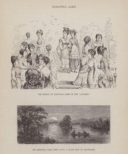 Pagina uit The American Tour of Messrs Brown, Jones and Robinson (gravure) door Richard Doyle