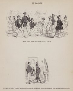 Pagina uit The American Tour of Messrs Brown, Jones and Robinson (gravure) door Richard Doyle