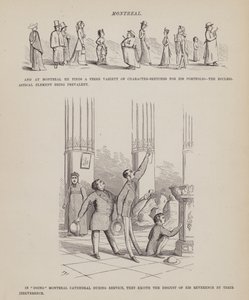 Pagina uit De Amerikaanse Tour van de heren Brown, Jones en Robinson door Richard Doyle