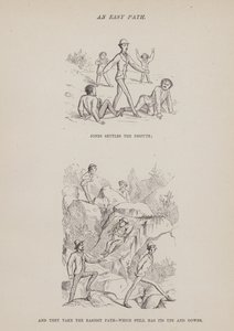Pagina uit De Amerikaanse Tour van de heren Brown, Jones en Robinson door Richard Doyle