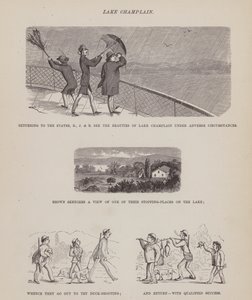 Pagina uit De Amerikaanse Tour van de heren Brown, Jones en Robinson