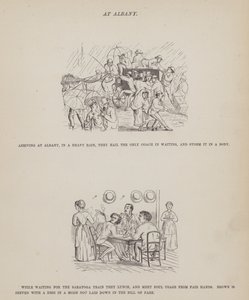 Pagina uit The American Tour of Messrs Brown, Jones and Robinson door Richard Doyle