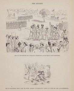 Pagina uit The American Tour of Messrs Brown, Jones and Robinson door Richard Doyle