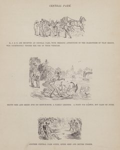 Pagina uit The American Tour of Messrs Brown, Jones and Robinson door Richard Doyle