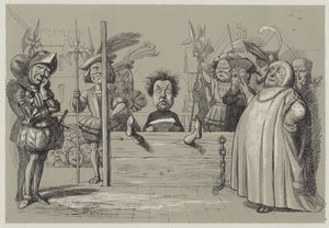 Perkin Warbeck leest zijn bekentenis door Richard Doyle