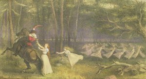 De altaarbeker in Aagerup: Het moment van vertrek door Richard Doyle