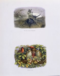 De Boodschapper van de Feeënkoningin, en Elf en Uilen, illustraties uit 