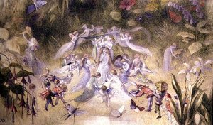 Het Toilet van Titania, c.1870 door Richard Doyle
