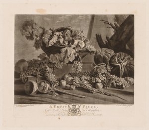 Een Stuk Fruit, 1776 door Richard Earlom