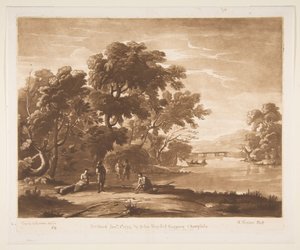 Landschap met figuren
