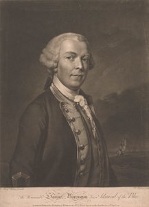 Samuel Barrington door Richard Earlom