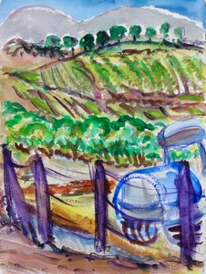Blauwe Tractor, Napa Valley, 2017