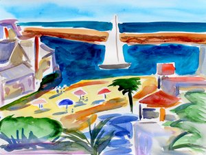 Corona del Mar, Newport Beach, 2018 door Richard Fox
