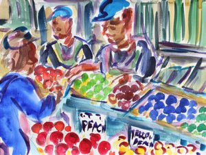 Fruithandelaren, 2020 door Richard Fox