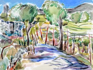 Twee bomen in Jack London State Park, 2017 door Richard Fox