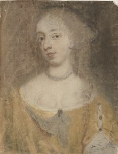 Hoofd- en schouderportret van een dame