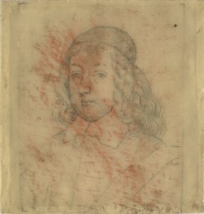 Hoofd- en schouderportret van een onbekende geestelijke