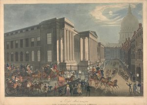 De Koninklijke Post vertrekt vanaf het Hoofdpostkantoor, Londen door Richard Gilson Reeve
