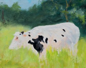Spotted Cow-weide door Richard Gombar