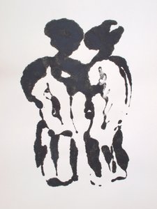 Zonder titel, 2010 (monotype) door Richard Green