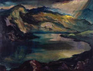 Bergmeer door Richard Harlfinger