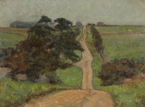 Een Romeinse Weg bij Northleach, Gloucestershire door Richard Heyworth