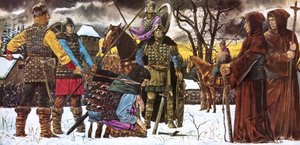 Slavische dorpelingen van Oost-Europa onder de macht van het Heilige Roomse Rijk door Richard Hook
