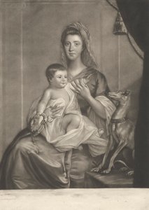Lady Cathcart en haar Kind door Richard Houston