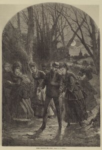 Thuis door het bos door Richard Huttula