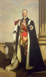 Portret van Zijne Majesteit George V (1865-1936) door Richard Jack