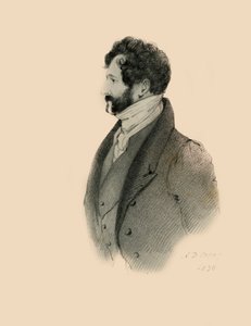 Lincoln Stanhope, 1836 door Richard James Lane