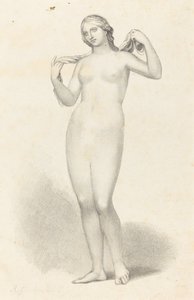 Venus Aphrodite, door Alcamanes door Richard James Lane after John Flaxman