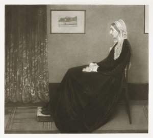 Arrangement in grijs en zwart nr. 1: Portret van de moeder van de kunstenaar