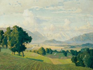 Landschap in Opper-Beieren