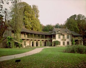Het Hameau van Marie-Antoinette (1755-93), gebouwd in 1783-86