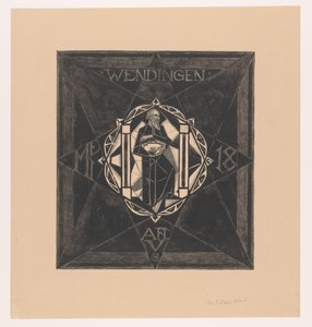 Omslagontwerp voor: Wendingen, 1918