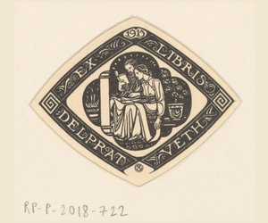Ex libris van Delprat-Veth