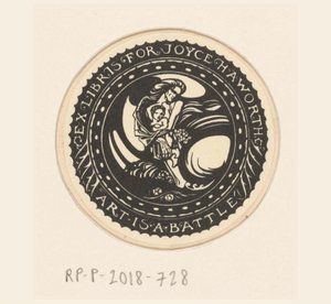 Ex libris van Joyce Haworth door Richard Nicolaüs Roland Holst