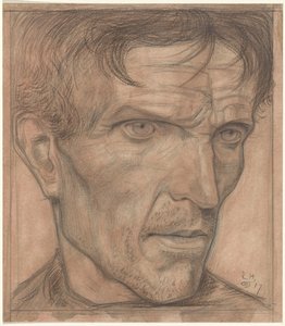 Kop van een man door Richard Nicolaüs Roland Holst