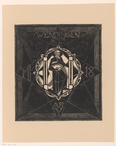 Omslagontwerp voor: Wendingen, 1918 door Richard Nicolaüs Roland Holst