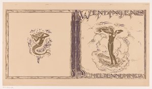Omslagontwerp voor: Wendingen, Schelpennummer, 1923 door Richard Nicolaüs Roland Holst