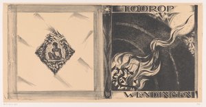 Omslagontwerp voor: Wendingen, Tooropnummer, 1928 door Richard Nicolaüs Roland Holst