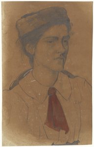 Portret van Kootje Martinet uit Loenen door Richard Nicolaüs Roland Holst