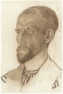 Portret van Petrus Koninks, naar links door Richard Nicolaüs Roland Holst