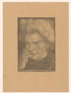 Portret van een onbekende vrouw door Richard Nicolaüs Roland Holst