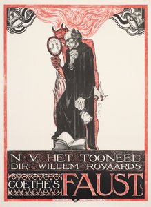 Poster ter Reclame voor Goethe