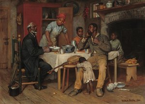 Een pastoraal bezoek, 1881