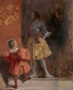 Een ridder en page (uit Johann Wolfgang von Goethe